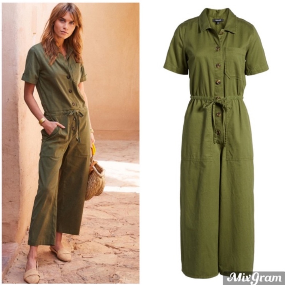 Madewell Wide-Leg Utility Jumpsuit
